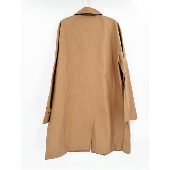 Schott NYC Chesterfield Raincoat Khaki Rain Jacket Size XL - Picture 6 of 8